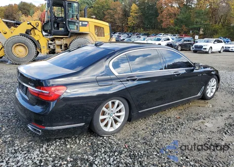 2019 BMW 740 Xi из США, поврежденный, VIN WBA7E4C57KGV28348
